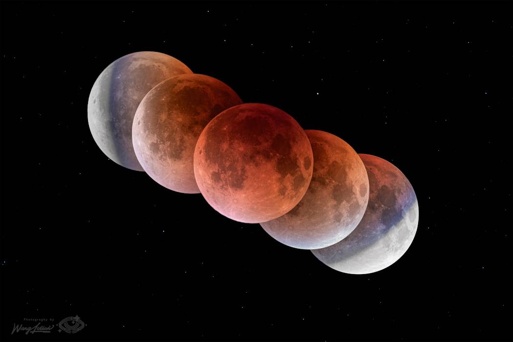 Čo sa deje s Mesiacom v tieni Zeme? - Astronomická fotografia dňa 2025-09-11 | umbra Zeme, mesačné zatmenie, tmavý tieň Zeme